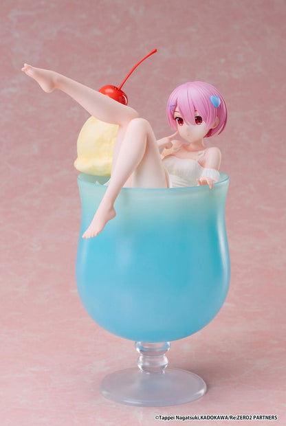 Re:Zero Starting Life in another World PVC Statue 1/7 Ram Cream Soda Ver. 21 cm Image 1