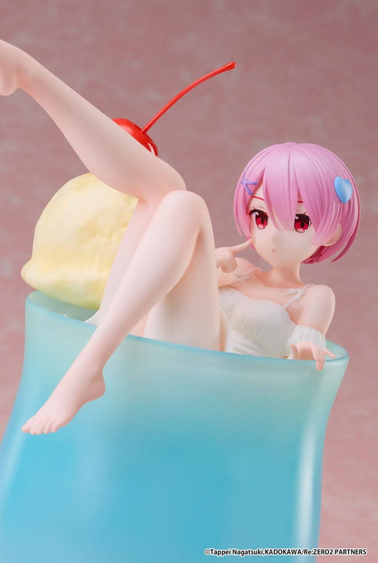 Re:Zero Starting Life in another World PVC Statue 1/7 Ram Cream Soda Ver. 21 cm Image 2