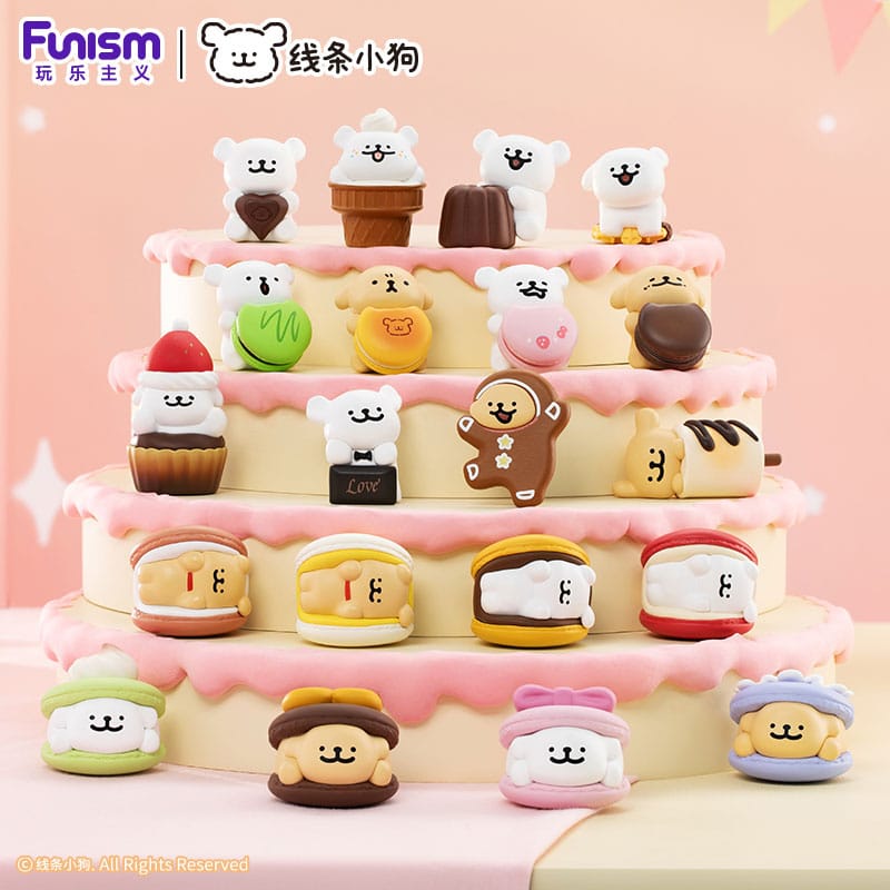 Maltese Sweet Box Series Minifiguren 3er-Pack Puppy Face 10 cm Display (6) Image 1