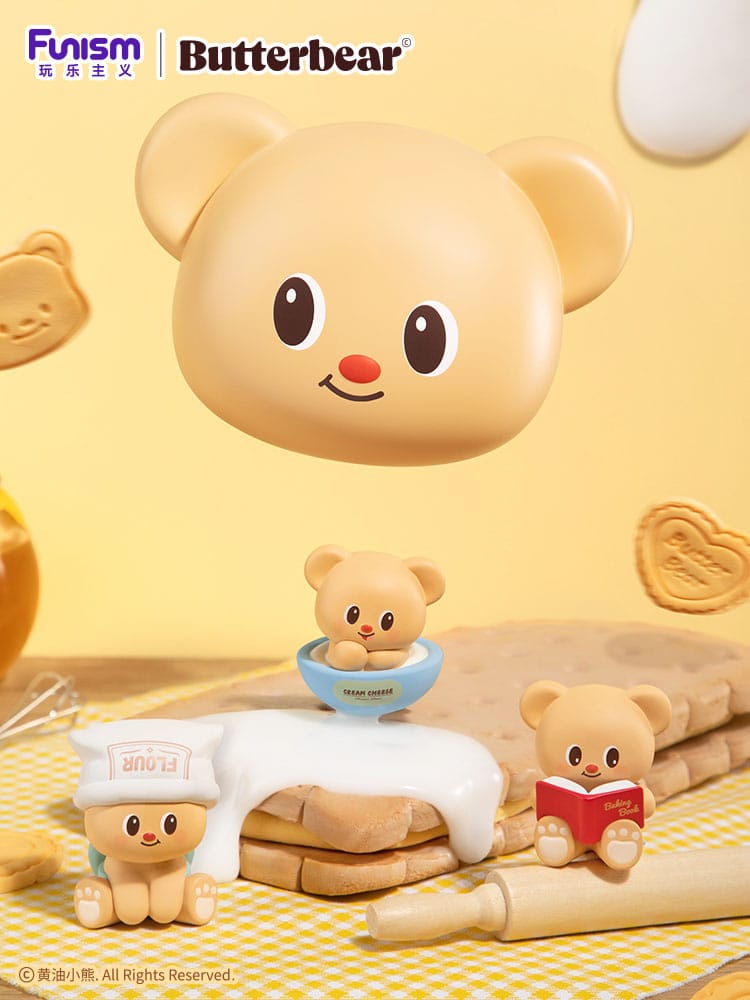 Butterbear Baked with Love Series Minifiguren 3er-Pack Chubby Face 10 cm Display (6) Image 2