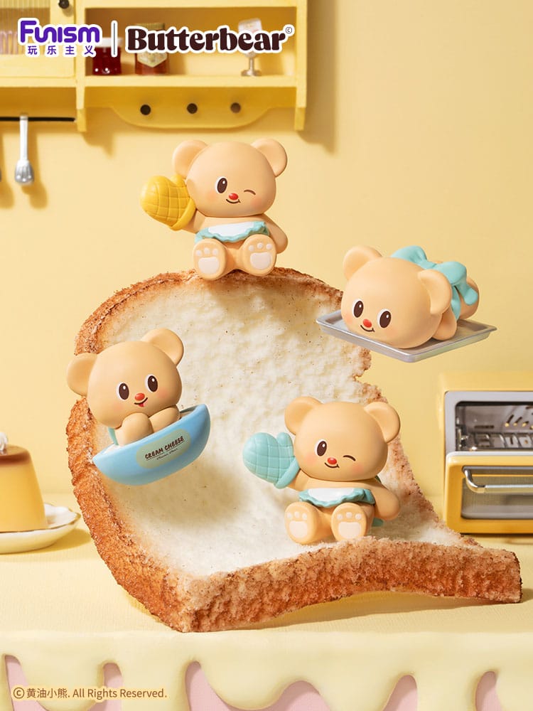 Butterbear Baked with Love Series Minifiguren 3er-Pack Chubby Face 10 cm Display (6) Image 3