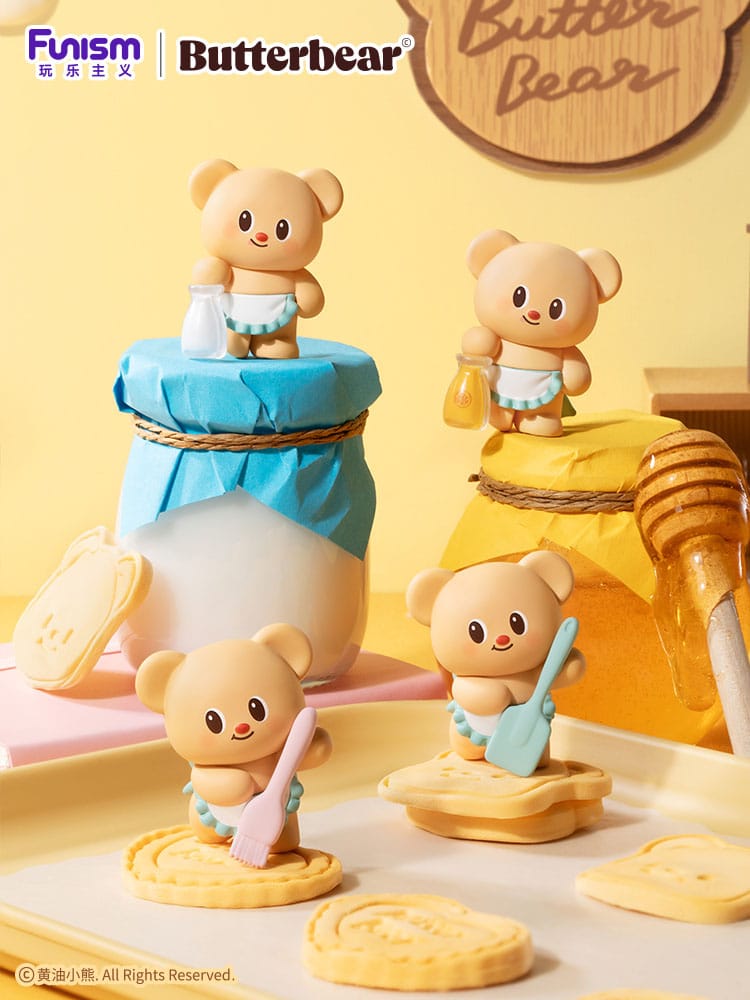 Butterbear Baked with Love Series Minifiguren 3er-Pack Chubby Face 10 cm Display (6) Image 4