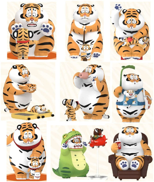 I Am Not Fat Tiger Roaring Love Series Minifiguren 9 cm Display (8) Image 1