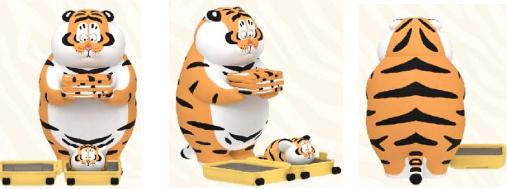I Am Not Fat Tiger Roaring Love Series Minifiguren 9 cm Display (8) Image 3