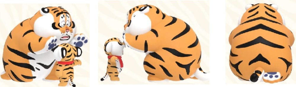 I Am Not Fat Tiger Roaring Love Series Minifiguren 9 cm Display (8) Image 8