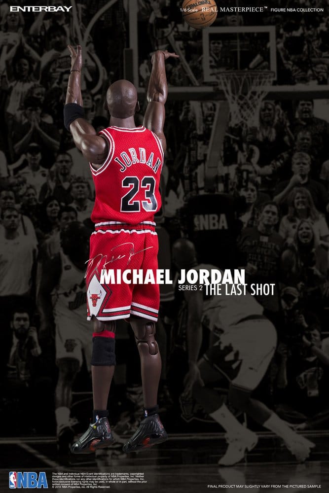 NBA Collection Real Masterpiece Actionfigur 1/6 Michael Jordan Series 2 (Road Jersey Edition) 33 cm Image 2