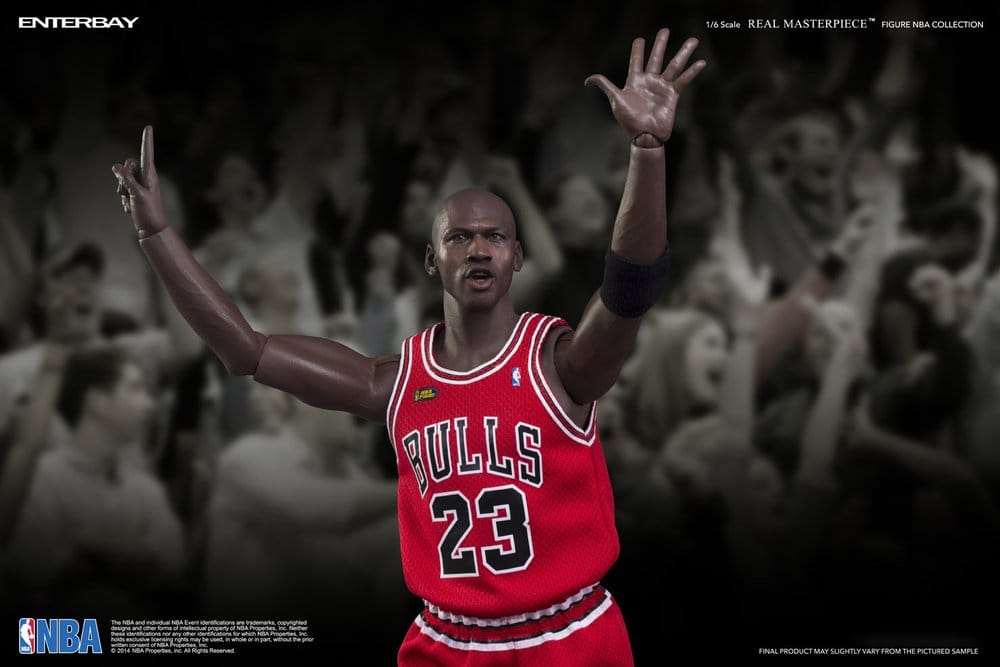 NBA Collection Real Masterpiece Actionfigur 1/6 Michael Jordan Series 2 (Road Jersey Edition) 33 cm Image 3