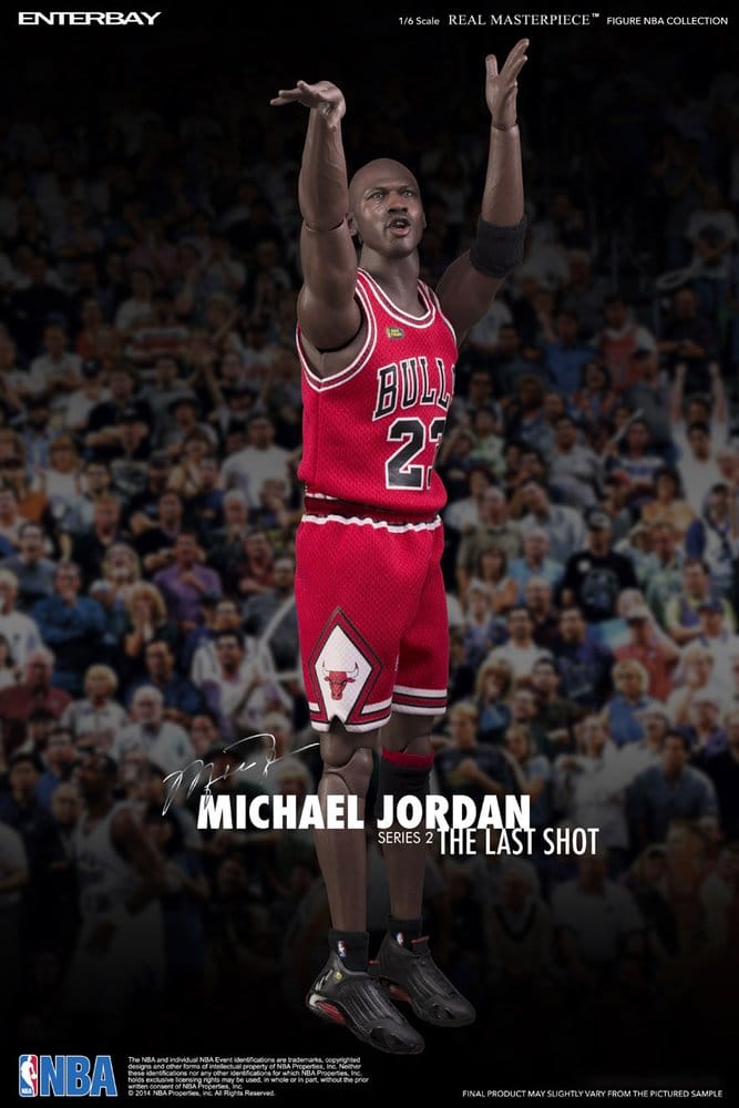 NBA Collection Real Masterpiece Actionfigur 1/6 Michael Jordan Series 2 (Road Jersey Edition) 33 cm Image 4