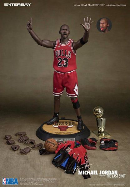 NBA Collection Real Masterpiece Actionfigur 1/6 Michael Jordan Series 2 (Road Jersey Edition) 33 cm Image 6