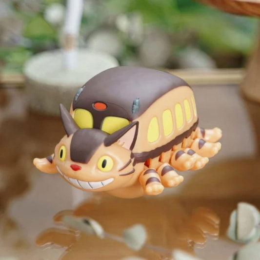 Mein Nachbar Totoro Figur mit rundem Boden Catbus 7 cm Image