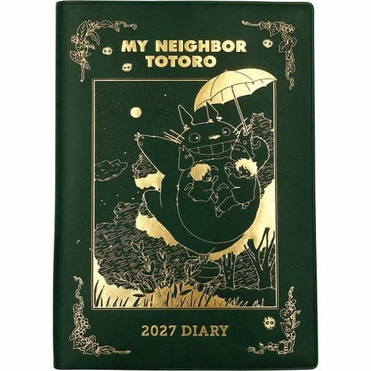 Mein Nachbar Totoro Tagebuch Totoro spinning top green gold foil Image