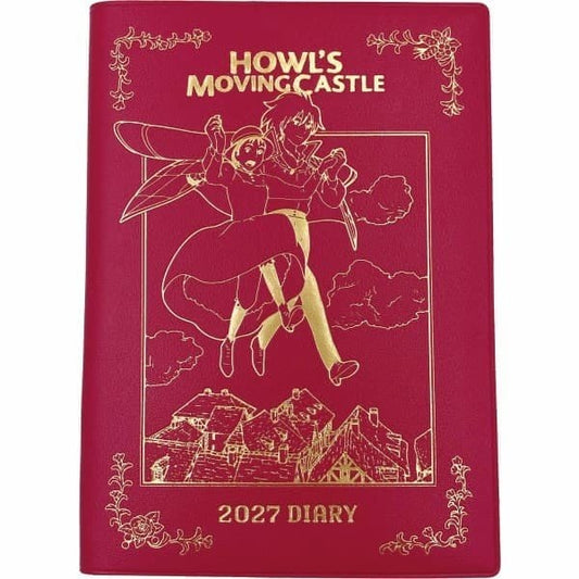 Das wandelnde Schloss Tagebuch Hauru & Sophie red gold foil Image