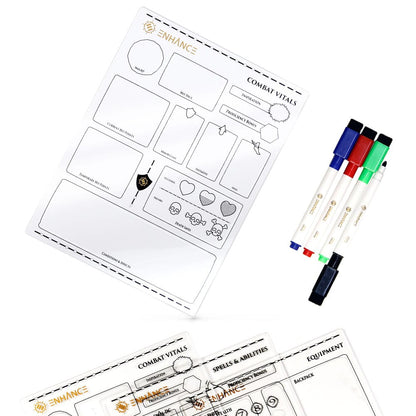 Enhance RPG Series Acryl Charakterbögen Set *Englische Version* Image 8