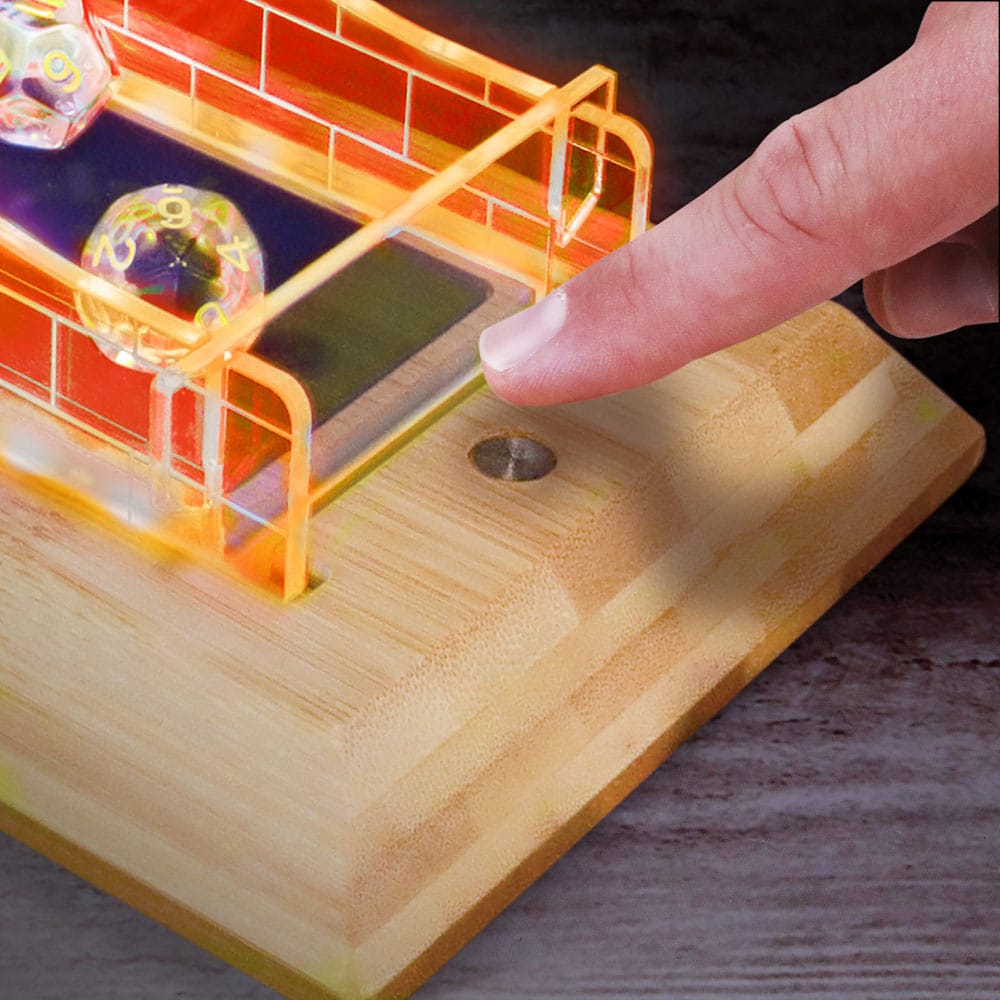 Enhance Tabletop Series LED Würfelturm mit Würfel Set Clear Image 4
