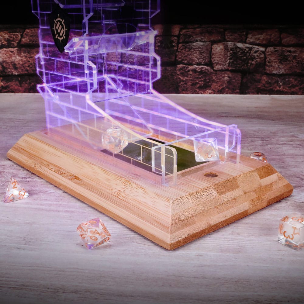 Enhance Tabletop Series LED Würfelturm mit Würfel Set Clear Image 6