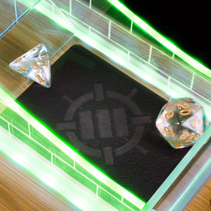 Enhance Tabletop Series LED Würfelturm mit Würfel Set Clear Image 8