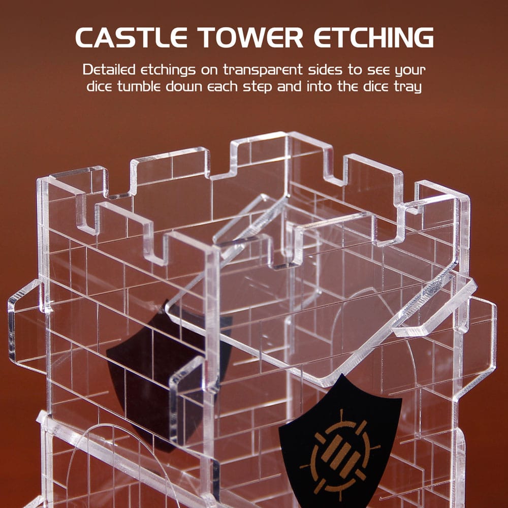 Enhance Tabletop Series Würfelturm Clear Image 4