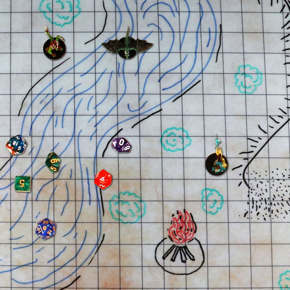 Enhance RPG Series Grid Mat Deluxe Edition DnD Map Image 6