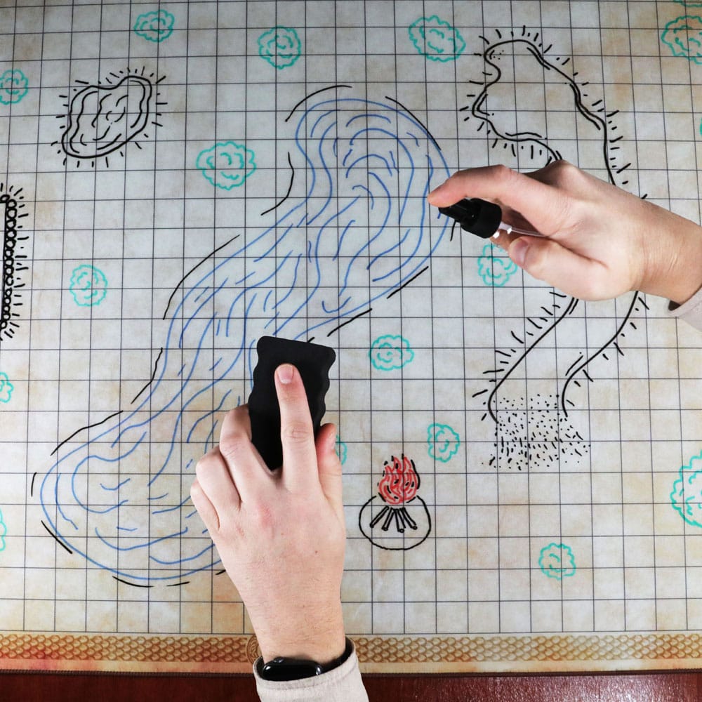 Enhance RPG Series Grid Mat Deluxe Edition DnD Map Image 7