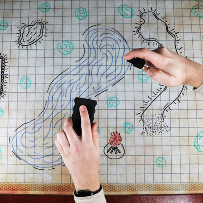 Enhance RPG Series Grid Mat Deluxe Edition DnD Map Image 7