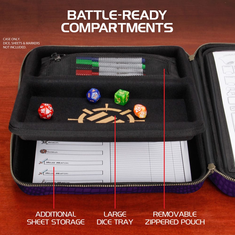 Enhance RPG Series Collector's Edition Organizer Case Purple Image 8