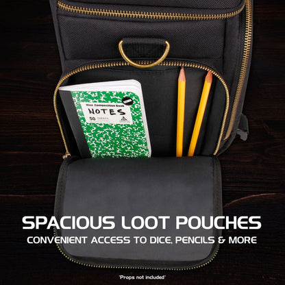 Enhance Tabletop Series Adventurer's Travel Bag Black Image 8
