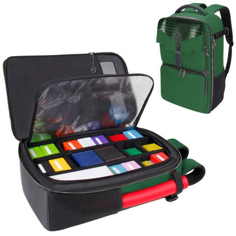 Enhance TCG Series Card Backpack Collector's Edition Green Image 1