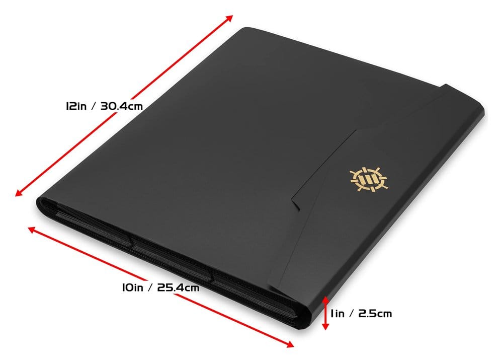 Enhance Binder 9 Pocket Kartenbinder Schwarz 30 x 25 x 3 cm Image 2