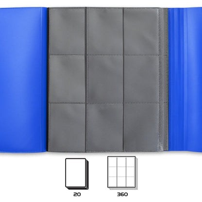 Enhance Binder 9 Pocket Kartenbinder Blau 30 x 25 x 3 cm Image 3
