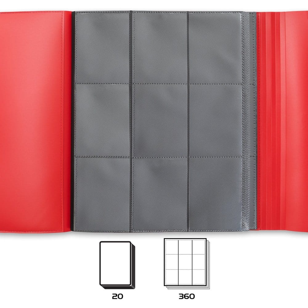 Enhance Binder 9 Pocket Kartenbinder Rot 30 x 25 x 3 cm Image 3