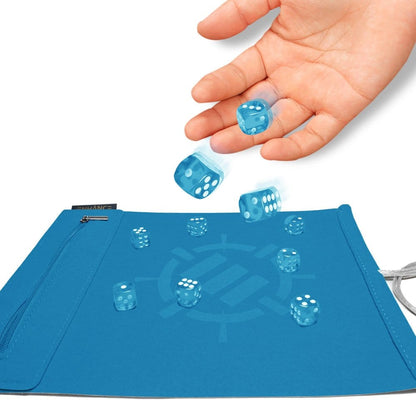 Enhance Tabletop-Zubehör Roll on a Scroll Würfel und Würfelmatte Blau Image 3
