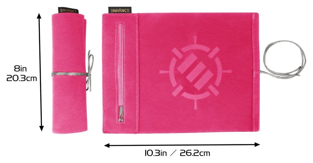 Enhance Tabletop-Zubehör Roll on a Scroll Würfel und Würfelmatte Pink Image 2