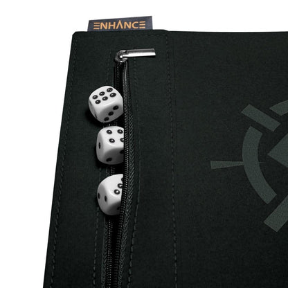 Enhance Tabletop-Zubehör Roll on a Scroll Würfel und Würfelmatte Weiß Image 3