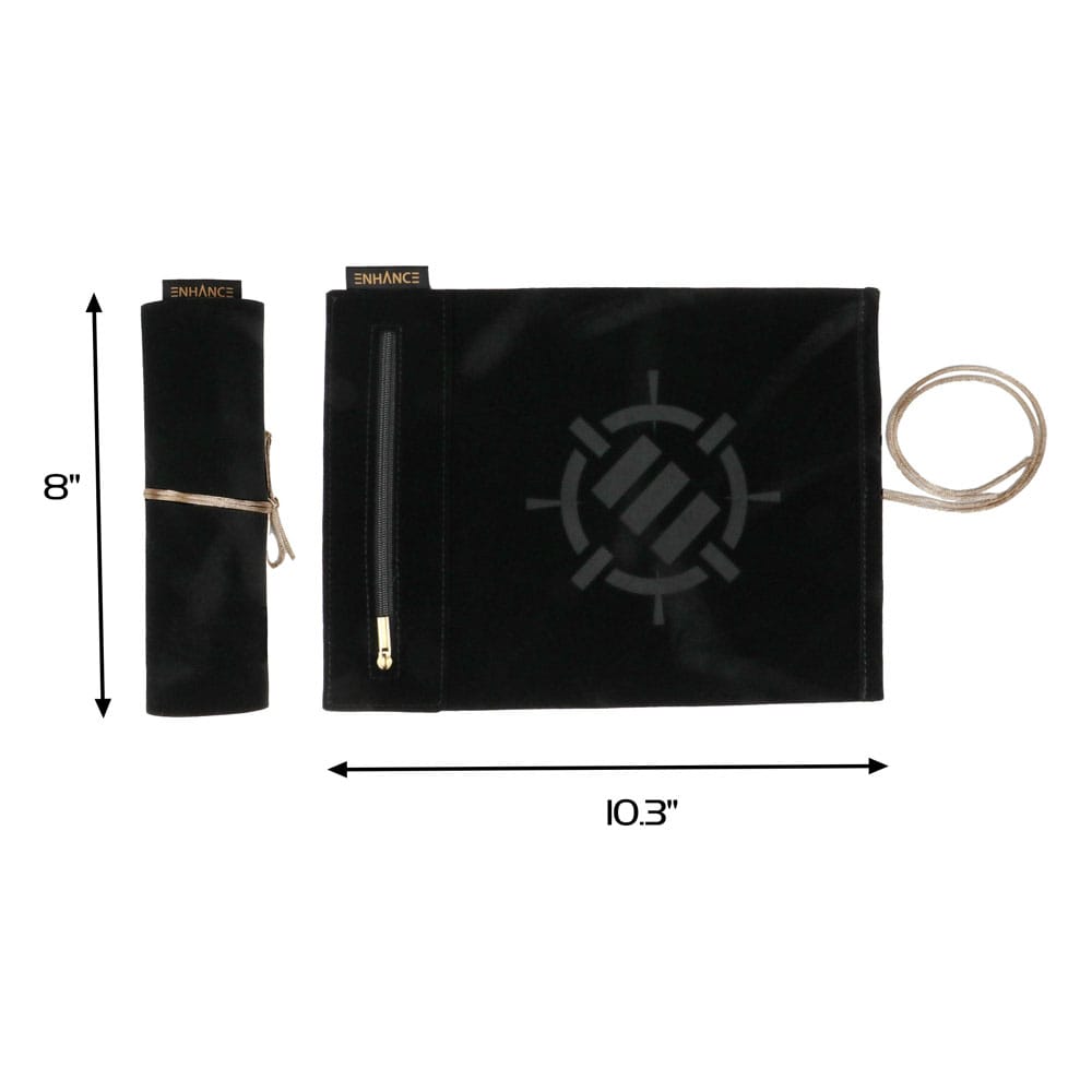 Enhance Tabletop Roll on a Scroll Würfeltasche mit Würfel Black Image 2