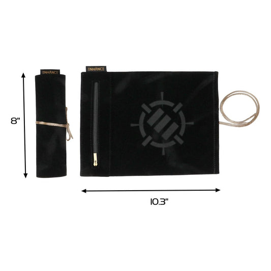 Enhance Tabletop Roll on a Scroll Würfeltasche mit Würfel Black Image 2