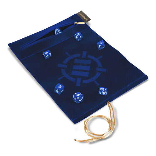 Enhance Tabletop Roll on a Scroll Würfeltasche mit Würfel Blau Image 1