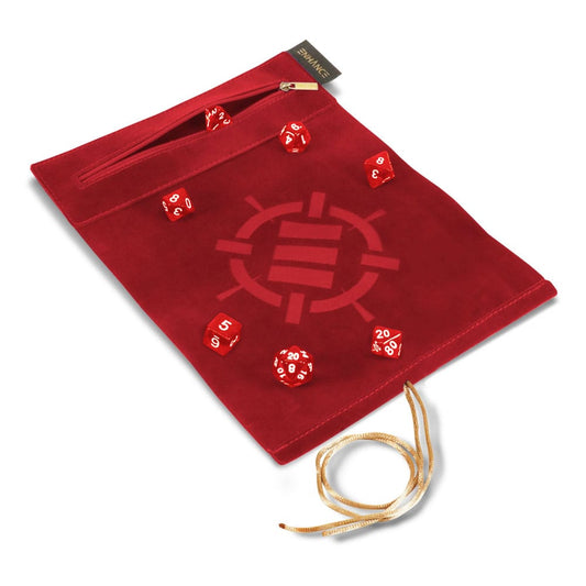 Enhance Tabletop Roll on a Scroll Würfeltasche mit Würfel Rot Image 1