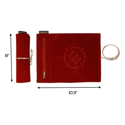 Enhance Tabletop Roll on a Scroll Würfeltasche mit Würfel Rot Image 2