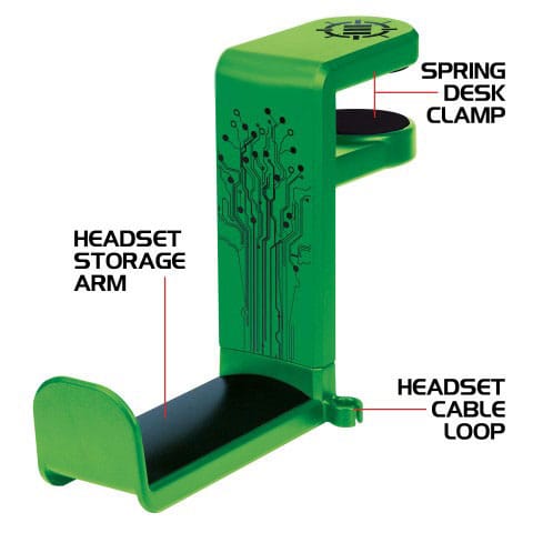 Enhance Kopfhörer Halterung Green Image 2
