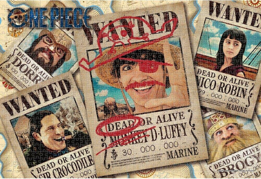 One Piece Puzzle 1000 Teile Wanted Image 1