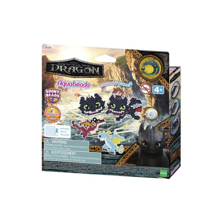Drachenzähmen leicht gemacht Aquabeads Bastelset Schlüsselanhänger Image 1