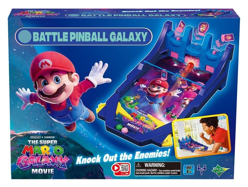 Super Mario Spiel Galaxy Movie Battle Pinball Image 1