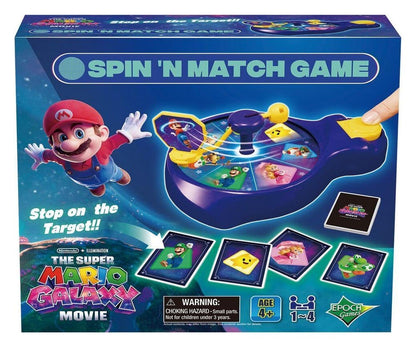 Super Mario Spiel Galaxy Movie Spin'n Match Image 1