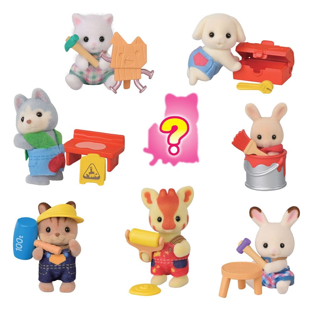 Sylvanian Families: Baustelle Babyfreunde Überraschungstüte Figur 5 cm Display (16) Image 1