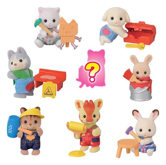 Sylvanian Families: Baustelle Babyfreunde Überraschungstüte Figur 5 cm Display (16) Image 1