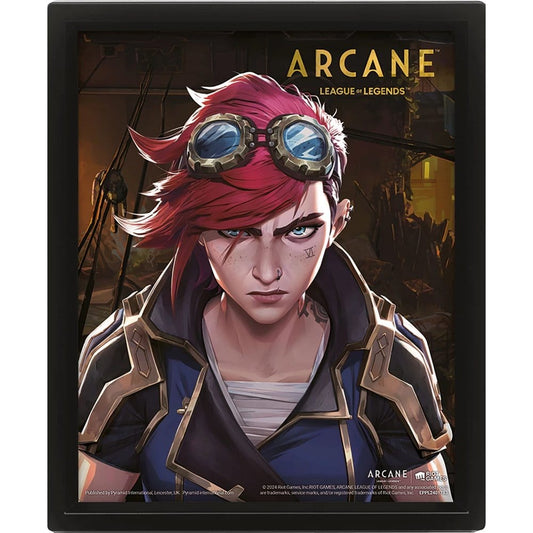 League of Legends Arcane 3D-Effekt Poster Jinx-VI Image 2