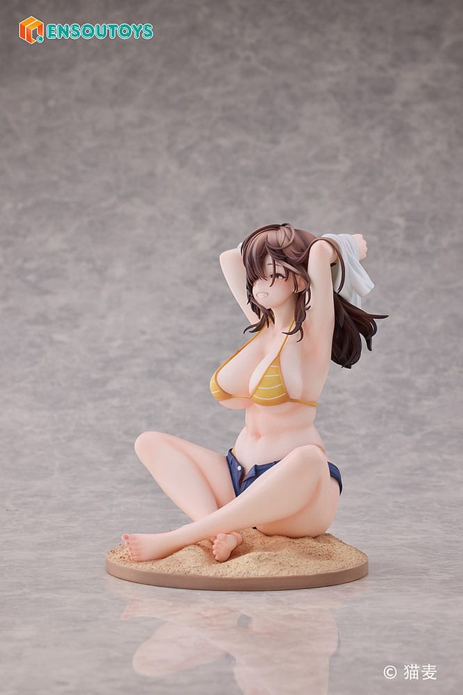 Original Character Statue Danjo no Yujo ga Seiritsu Dekinai Type no Onna Tomodachi 15 cm Image 5