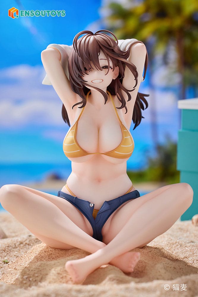 Original Character Statue Danjo no Yujo ga Seiritsu Dekinai Type no Onna Tomodachi 15 cm Image 6