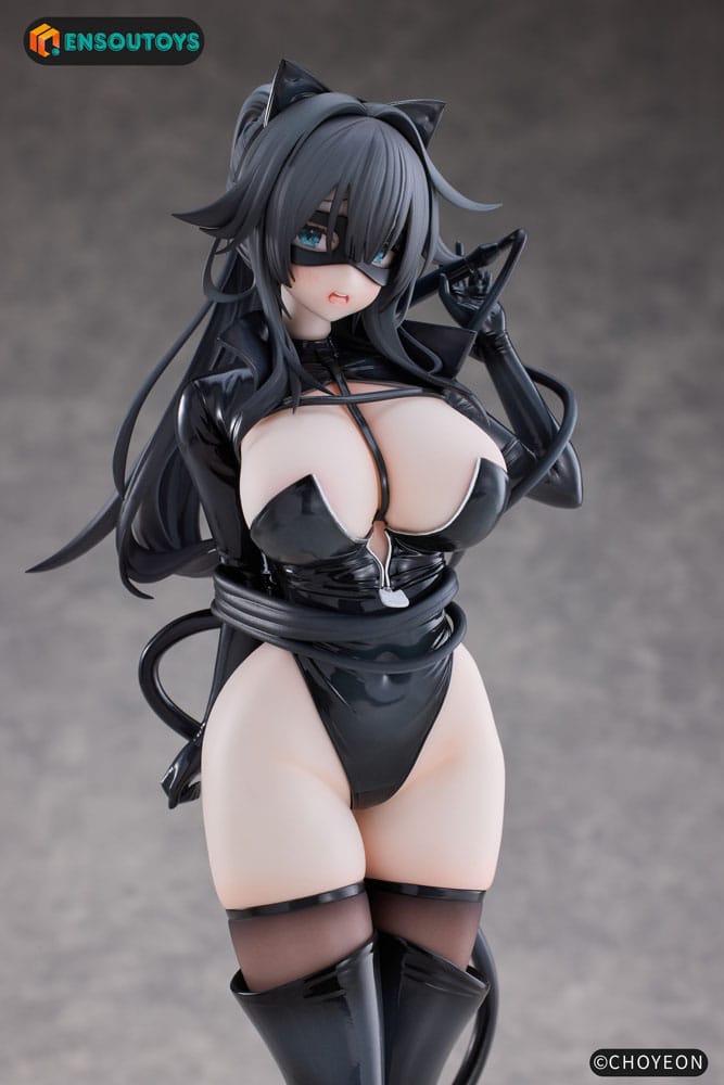Original Character Statue 1/6 Cat Woman Happy-chan 27 cm Image 3