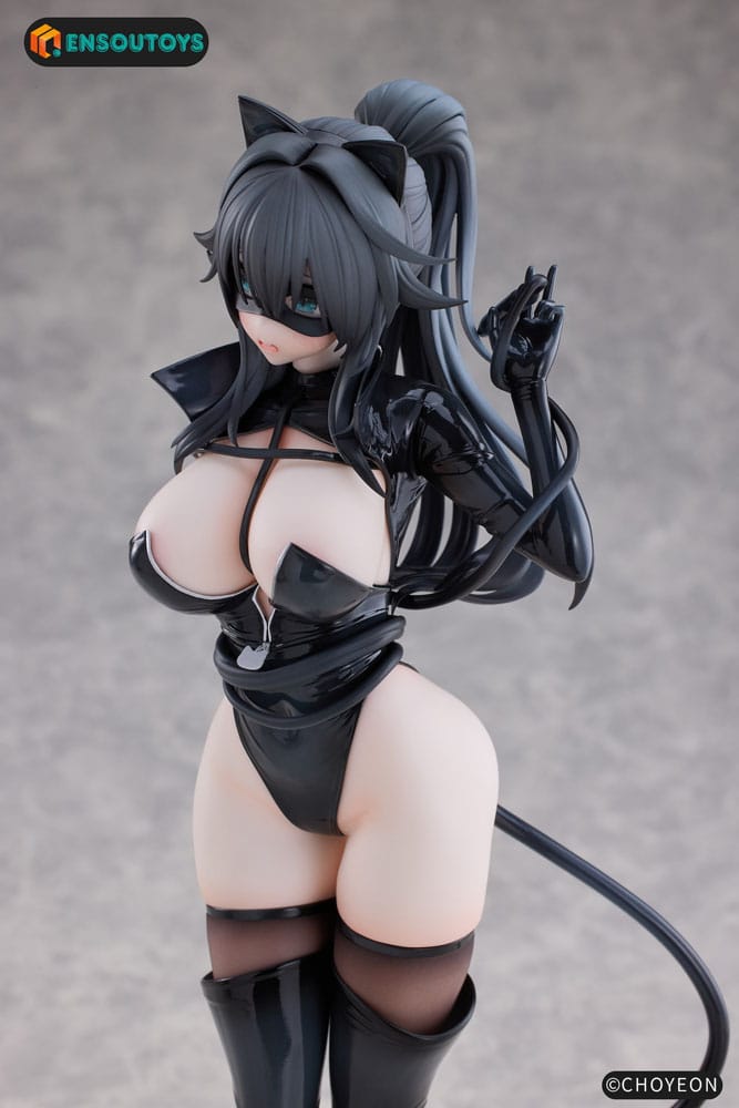 Original Character Statue 1/6 Cat Woman Happy-chan 27 cm Image 6